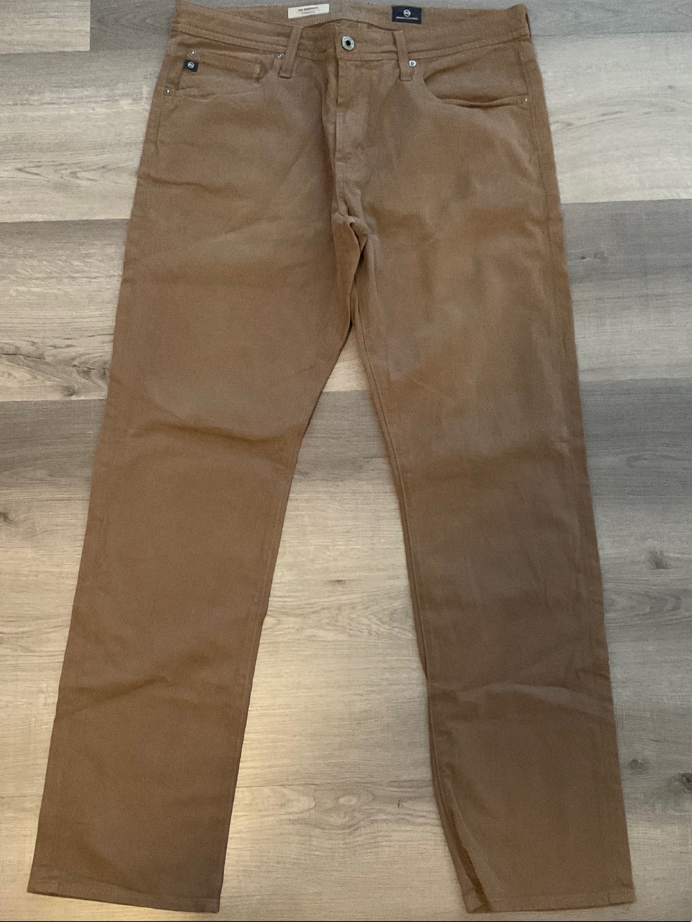 Ag Adriano Goldschmied Men's Tan Chino Pants